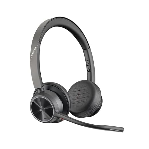 Poly Voyager 4320 UC Wireless Headset Bundle