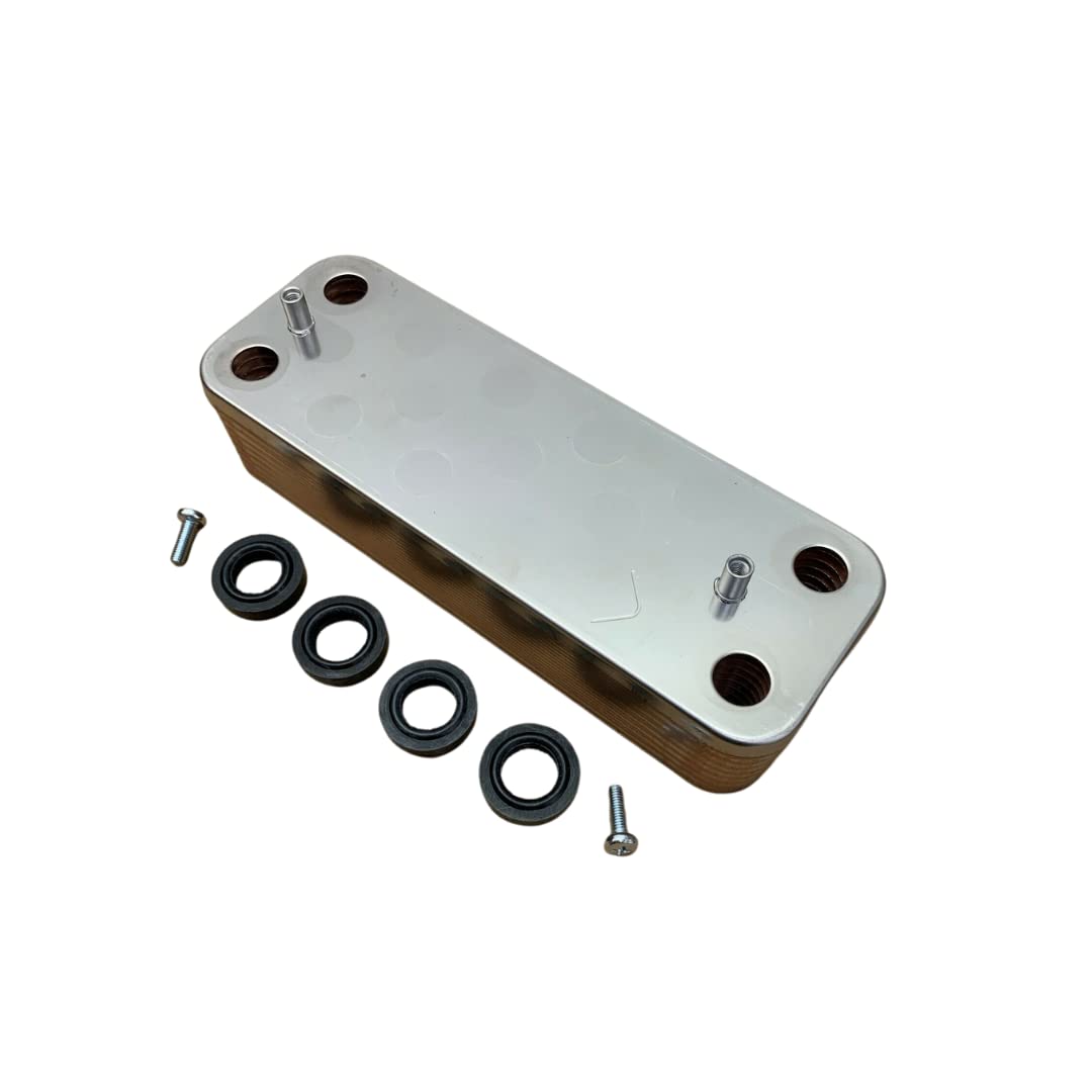 Aspares Gold Plate Heat Exchanger 248723 For Potterton Combi 24 28 33 He & He A Boiler Dhw