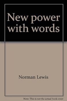 Hardcover New power with words Book