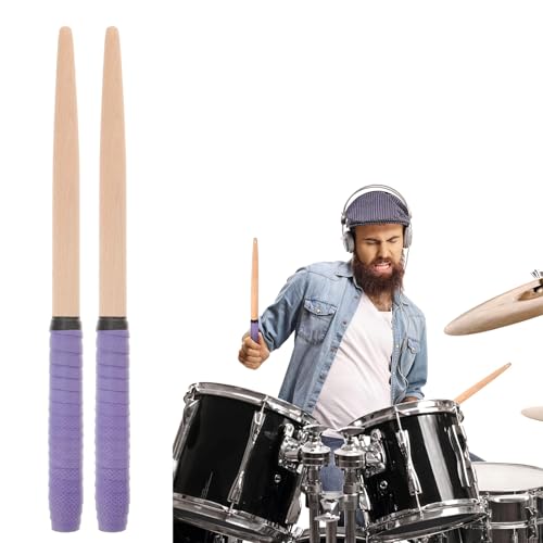 RICISUNG 太鼓の達人用 マイバチ 太鼓バチ 使いやすい アーケードで大活躍 木製 硬材 先尖型 子供用 長さ約380mm 2本1組