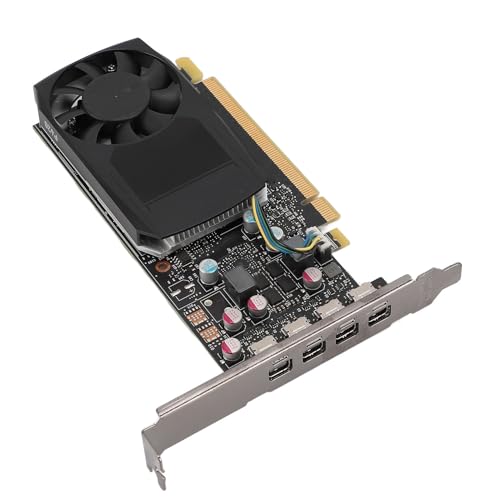 Scheda Grafica, Scheda Grafica da 2 GB GDDR5 a 128 Bit, Core 512, Supporto Multiplo 4K, Ventola di Raffreddamento Efficiente, GPU di Workstation Professionale - Scheda video - Immagine 5