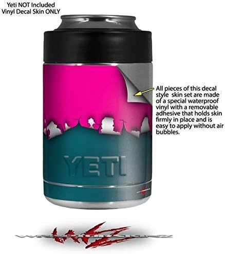 Miniatura 2 de Ripped colores rosa mar verde – calcomanía estilo Skin Wrap Fits Yeti Rambler Colster y enfriador de Rtic Can (No Incluidas)