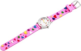 1Pc Criança Relógios Relógios Desenhos Animados Relógio De Pulso Crianças Desenhos Animados Relógio De Pulso Crianças Relógio De Quartzo Amor 3D Relógios De Quartzo