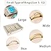 Frebeauty Ring Organizer Tray 100 Slots Ring Holder with Clear Lid Velvet Storage Box Jewelry Tray for Jewelry Store Earring Display Case for Jewelry Show Studs Box for Women(Beige)