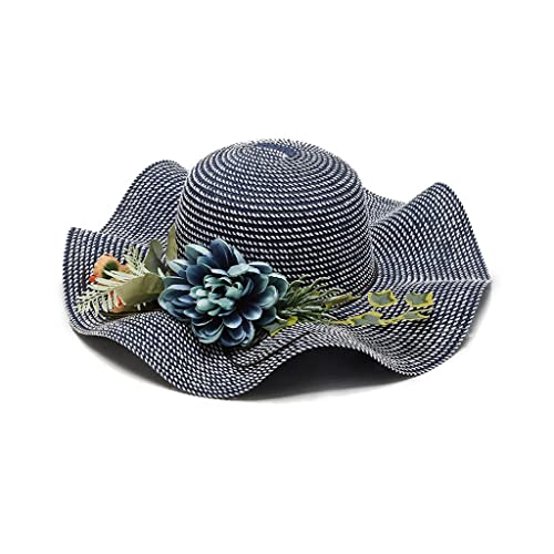 Chapeau de paille femme grand bord souple et aéré pour l'été