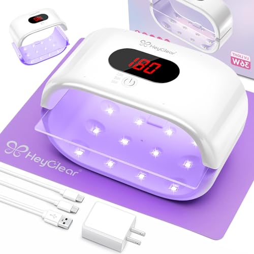 HeyClear UV Light for Resin, Large Double-Sided UV Lamp |