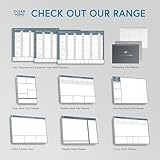 Weekly Planner Desk Pad - Clear Mind Concepts® - 52 Tear-Off Sheets - Undated Weekly Organiser Pad - To Do List, Desk Calendar for Productivity - Large A3 Size - Image 7