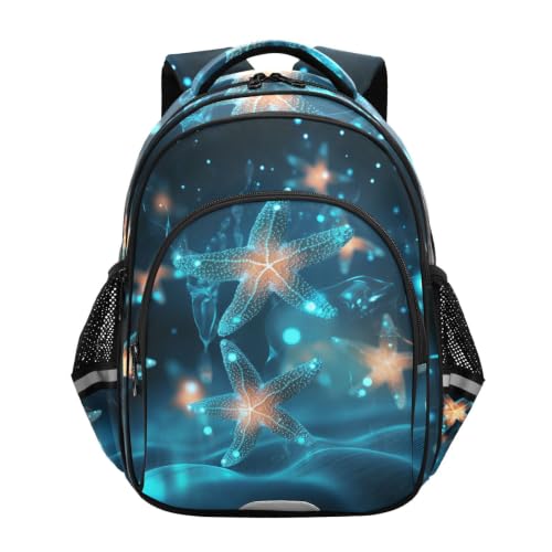 Sac à dos enfant bleu Hibou Art Frappant pour maternelle et école primaire