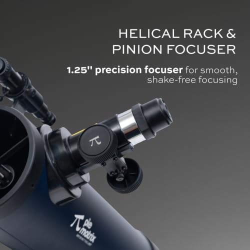 Image of Pie Matrix Table Top Dobsonian 80 /500 Newtonian Reflector Telescope with Dobsonian Mount - 80mm Aperture, 500mm Focal Length, 2X Barlow Lens, Ideal for Beginners and Enthusiasts