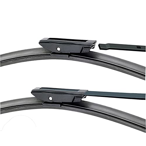 Image of Oshotto Frameless (O.E.M Type) Wiper Blades Compatible with Renault Fluence (24 inch / 16 inch)