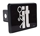 Rogue River Tactical Funny F It Screw It Trailer Hitch Cover Plug Gift Idea Car Truck