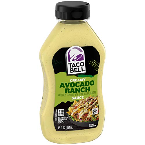 Taco Bell Avocado Ranch Creamy Sauce , 12 Fl Oz (Pack Of 8) #TOP1