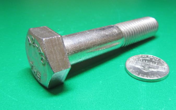 18-8 A2 Stainless Steel Hex Bolts PT M14 x 2 mm x 70 mm Long 5 pcs