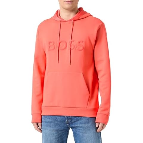 BOSS Men's Soody 1 Open Red Sweatshirt Cover