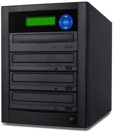 BestDuplicator 1 To 3 Target Dvd Cd Duplicator With Dvdrw Burners Athena Duplication Controller, Standalone Copier Recorder Black