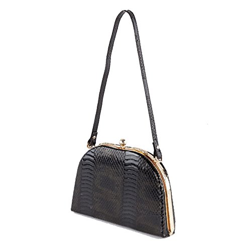 Sac à main Alina Noir en similicuir idéal pour le bureau et les sorties