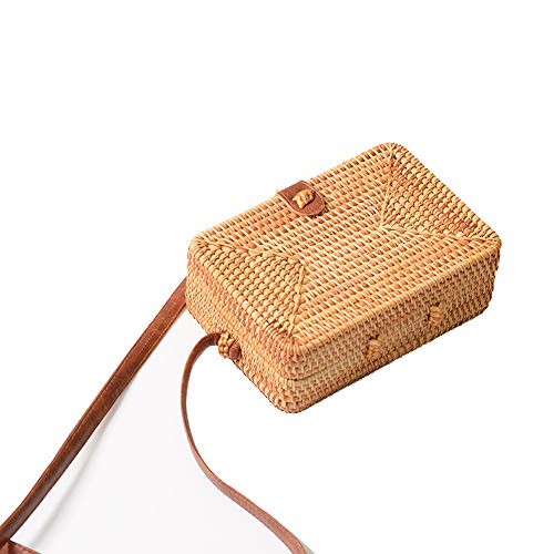 Handwoven Round Rattan Straw Bag Bali Crossbody Bag Summer Beach Boho Shoulder Bag Purse Clutch Handbag3