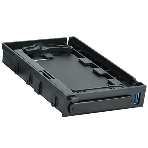 Caja externa USB 3.0 para disco 2.5" con bahía hot-swap 3.5" miniatura 2