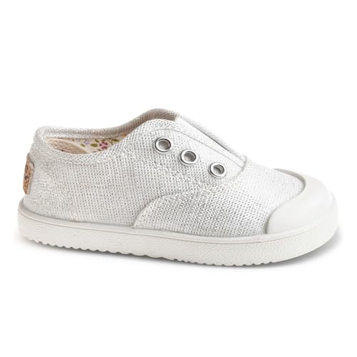 Basket Pablosky Fille Lona 979750 en toile légère pour l'été