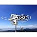 1PLUS HDTV Antenna Outdoor 150 Miles Range 360°Rotation Outdoor TV Antenna with Wireless Remote for Roof High Crystal Performance