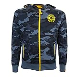 AS Roma Jungen AS Rom Kinder Pullover mit Reißverschluss Jacke, Deep Water Camu, 4