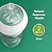 Philips Avent Natural Glass Baby Bottle with Natural Response Nipple (Slow Flow, Flow 2), 4oz, SCY910/01