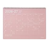手帳 2026 スケジュール帳 2026年4月始まり 月間ブロック B5変型 ノートブックカレンダー・M ピンク マークス 26SDR-NB1-PK