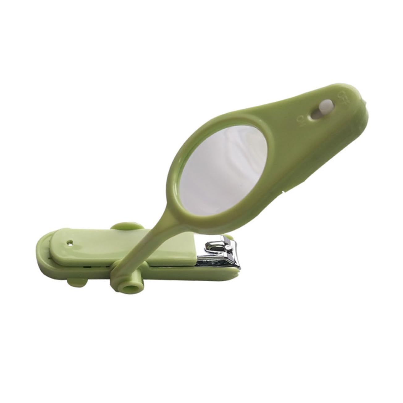 Toyvian 2pcs Baby Nail Clippers Light Magnifier Nail Clipper Catcher for Newborns Boys and Girls