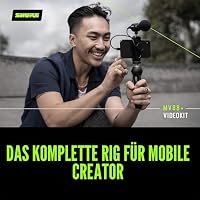 Shure MV88+ iPhone Mikrofon Video Kit - Digitales Stereo-Kondensatormikrofon für iPhone & Android mit Manfrotto PIXI Stativ – Ansicht 6