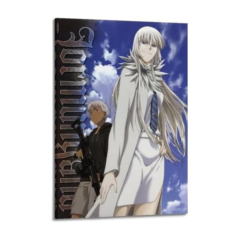 ONFOX Jormungand Anime Canvas Poster Room Aesthetic Decorative Wall Art Print Family Bedroom Decor 16x24inch(40x60cm) Frame-style Cover