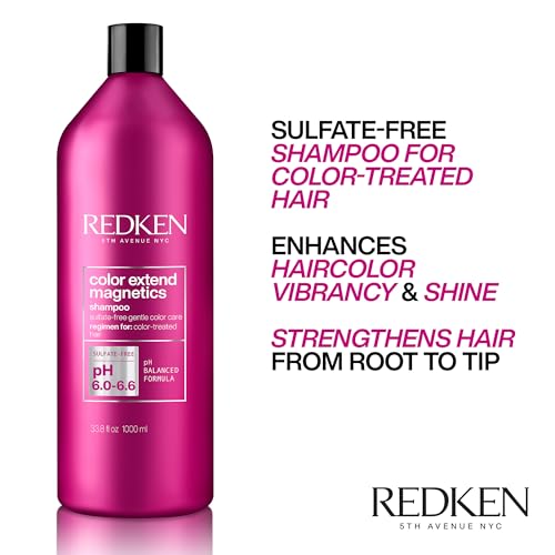 Image of Redken Color Extend Magnetics Shampoo - For Color-Treated, 33.8 Fl Oz
