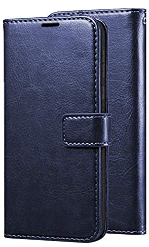 Image of Flip Cover for Gionee Max /Gionee F11 Flip Case | Magnetic Closure | Shock Proof Wallet Flip Cover |Shining Blue (Please Check Your Phone Model Before Buying
