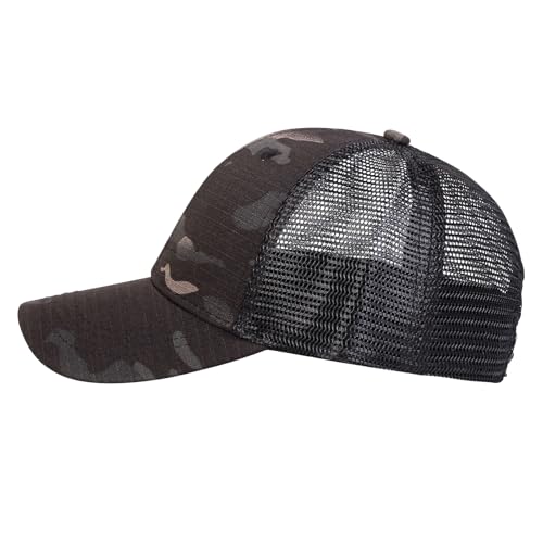 JIAHG Kids Camouflage Summer Sunblock Baseball Cap Adjustable Mesh Peaked Cap for Boys Girls Sports Casual Fishing Hats3