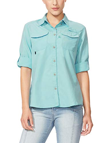 BALEAF Women's Hiking Long Sleeve Fishing Shirt UPF 50+ for Safari Camping Travelling