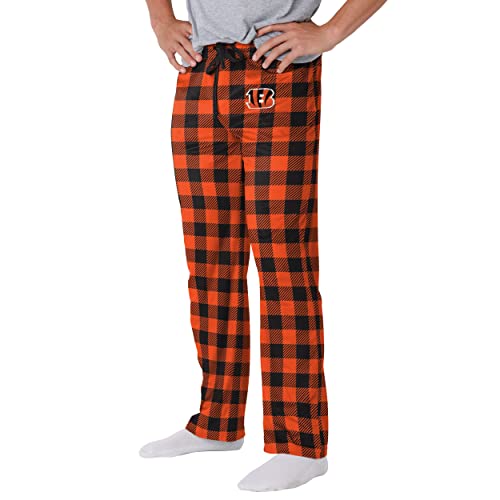 FOCO Men's NFL Team Logo Buffalo Check Lounge Pants