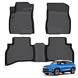 All Weather Floor Mats Fit for Chevrolet Chevy Trailblazer AWD 2021-2025 2026 TPE Rubber Liners Trailblazer AWD 2021-2025 2026 Accessories Set All Season Guard Odorless Anti-Slip Floor Mats