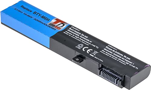 Tipo: Li-Ion Batteria T6 Power per MSI GE62 6QF Apache Pro, Li-Ion, 10,86 V, 5200 mAh (56 Wh), nero