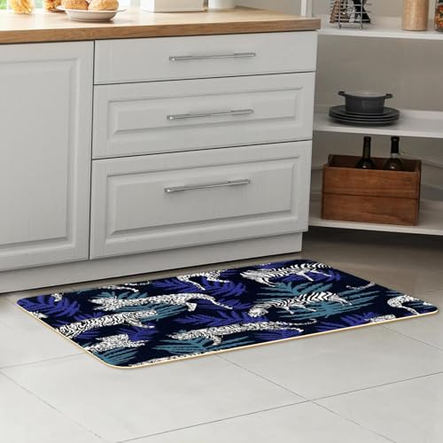 Alfombras de cocina para pasillo y lavandería textiles con diseño exótico 7