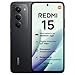 XIAOMI Redmi 15, Smartphone 8+256GB, DotDisplay FHD+ 144Hz da 6,9", Snapdragon 685, doppia fotocamera AI da 50MP, Batteria da 7000mAh, Garanzia di 2 anni, Nero, Caricabatterie non incluso