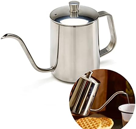 Chaleira Pescoço de Ganso Inox Pressca – 500 ml, Bico Fino para C...