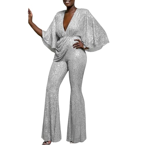 Combinaison à paillettes femme pour vos soirées cocktail et fêtes