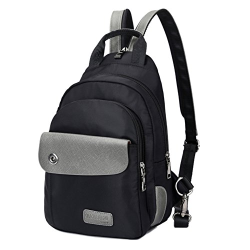 Chest sac en toile compact sac à dos voyage léger multipoche pour hommes et femmes C