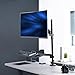 VIVO Sit-Stand Height Adjustable Pneumatic Spring Arm Keyboard Tray Desk Mount for 1 Screen up to 32 inches STAND-SIT1B