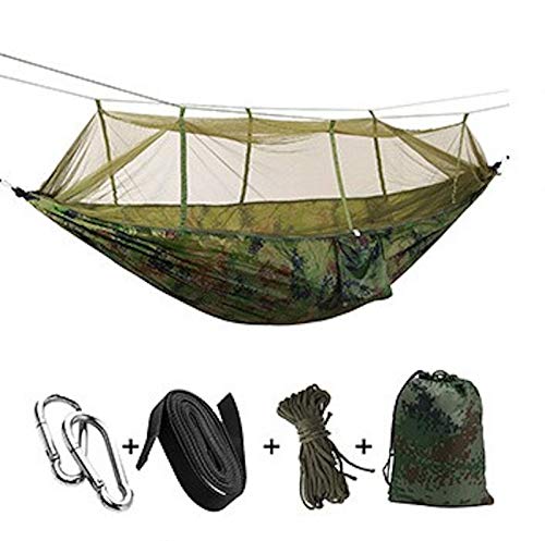 Cicilin Camping Hammock With Mosquito Net - Outdoor Travel Hammock For Camping Hiking Backpacking (Camo) #TOP5
