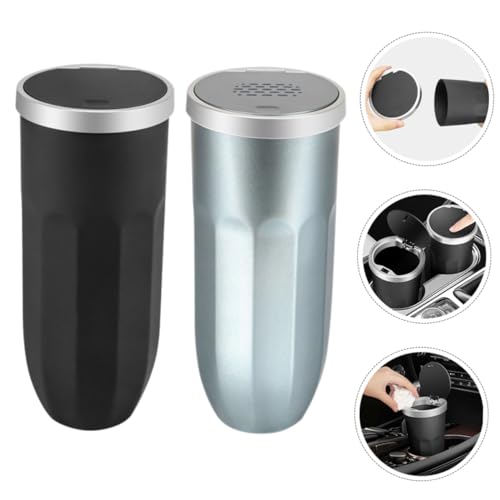 Poubelle de voiture Gatuida compacte pour support gobelet x4
