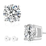 reinheit diamant einheit Allergiefrei, sicher für alle Hauttypen: KRKR&CO Moissanite Ohrsteckers bestehen aus 925 Sterling Silber mit 5 mal Weißgold Beschichtungen. Hypoallergenen Materialien sind für alle Hauttypen unbedenklich. Wenn Sie empfindliche Haut haben, werden Sie unsere KRKC&CO S925 Silber Ohrringe lieben