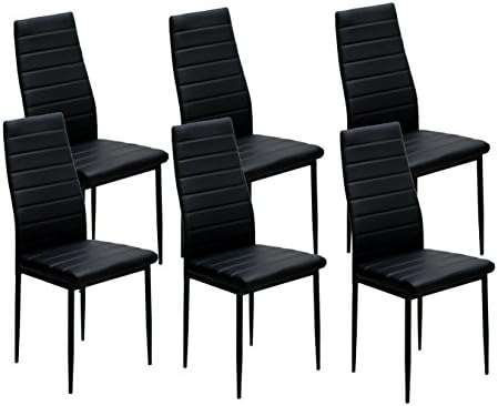 IDS Online Modern Style with Black PU Leather Dining Side Chair