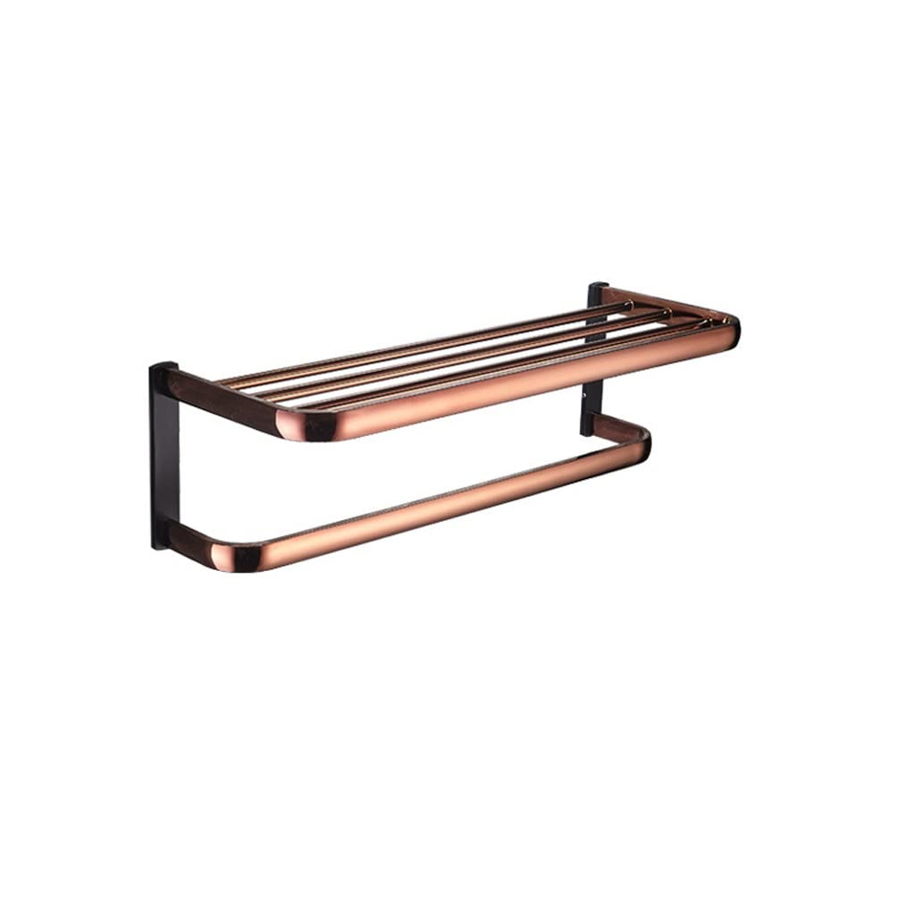 JvFbjLF Bathroom Towel Rack Set Bath Towel Rack Bathroom Full Brass Bathroom Shelf Wall Hanging Bathroom Hanging