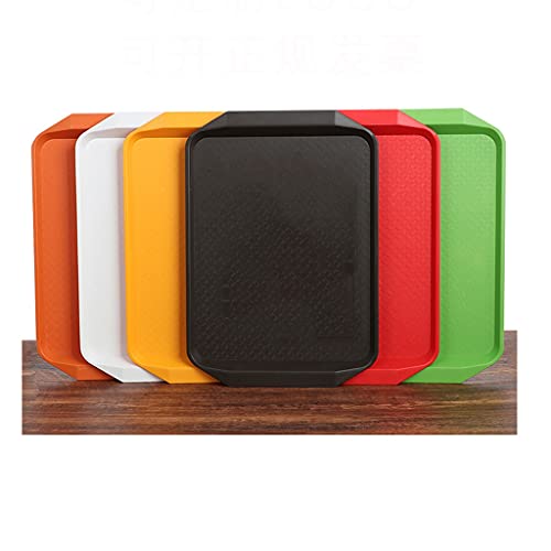 Assiette à dîner en plastique rectangulaire rigide pour décoration de table et service chic