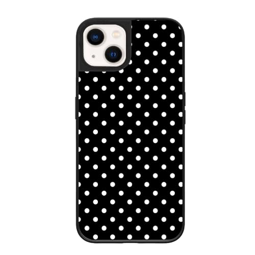 Coque rigide iPhone 14 Plus évite les bris de vitre motif pois